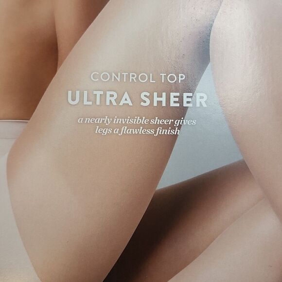 Nordstrom Medium Nude Control Top Pantyhose B - Picture 3 of 5